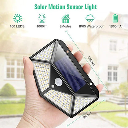 Lámpara Solar LED Sensor Movimiento