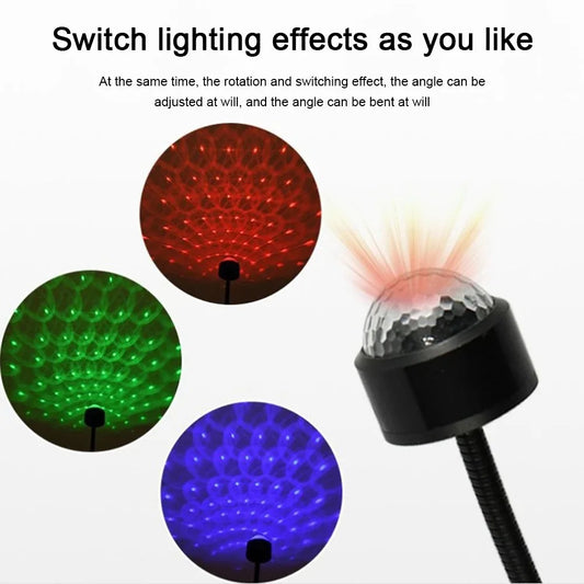 Proyector Estrellas Auto Mini LED