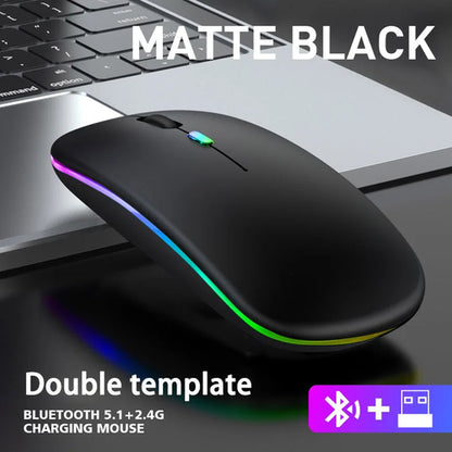 Mouse Inalámbrico Bluetooth RGB
