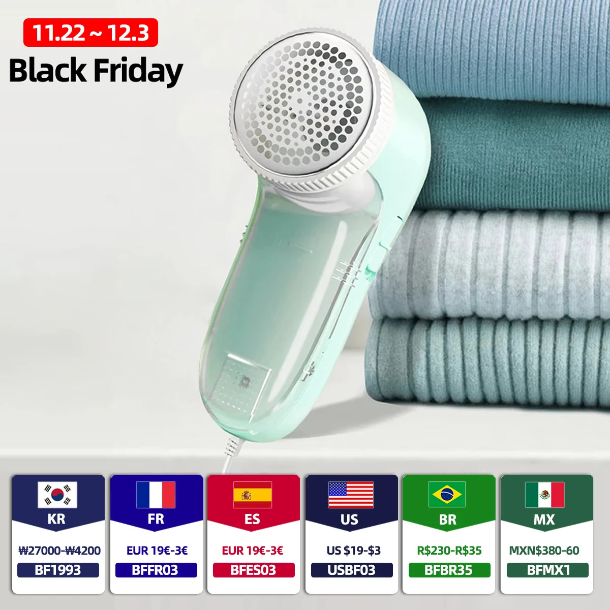 Rasuradora Eléctrica Ropa